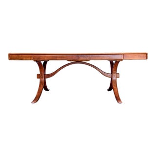 Historic Arthur Espenet Carpenter "Wishbone" Extension Dining Table - 1975 Bolinas Shop For Sale