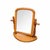 French Wooden / pine swivel mirror / 1970s Overall height 48 Overall width 42Overall Depth 20 cm