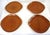 Brown Ben Seibel Raymor Large Plates for Roseville Pottery 9 Piece Set For Sale - Image 8 of 11