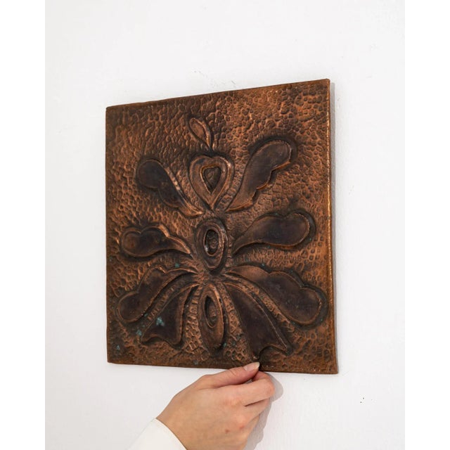 Vintage Copper Wall Decoration For Sale - Image 4 of 13