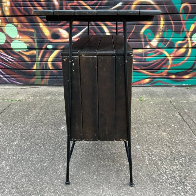 Brown 1950s Mid Century Arthur Umanoff Cocktail Dry Bar or Sideboard for Raymor For Sale - Image 8 of 12