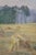 1913 Antique Emily Hyde Indiana Country Hay Field Pastel Landscape Painting 27" For Sale - Image 4 of 11