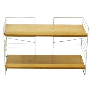 Mid-Century Swedish Sonja Standing Wire Bookshelf Unit For Sale