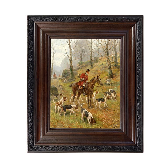 Not Yet Made - Made To Order "Finding the Scent" Contemporary Reproduction Print on Canvas After Eugene Petit, Framed For Sale - Image 5 of 5
