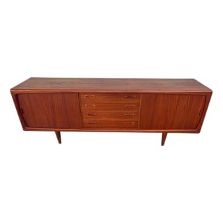H.P. Hansen Teak Credenza, Scandinavian Modern, Denmark, 1962 For Sale