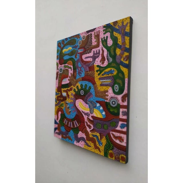 Early 21st Century Kusbudiyanto, Pandemic, 2020, Acrylic on Canvas For Sale - Image 5 of 13