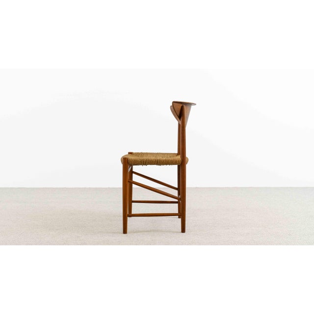 Brown Model 316 Chair in Teak by Peter Hvidt & Orla Molgaard-Nielsen for Søborg Møbelfabrik, 1950s For Sale - Image 8 of 18