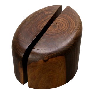 1960s Don Shoemaker Señal s.a. Cocobolo Rosewood Slab Bookends-a Pair For Sale