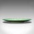 Green Vintage 1940s English Ceramic Decorative Fruit Dish Hanging Charger Plate For Sale - Image 8 of 11