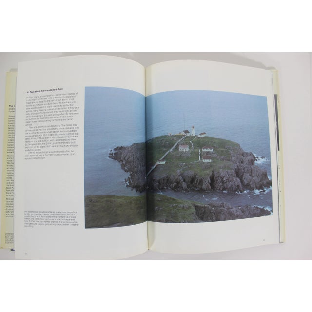 Textile 1975 "The Lighthouse" Nautical Coastal Hardcover Book For Sale - Image 7 of 9