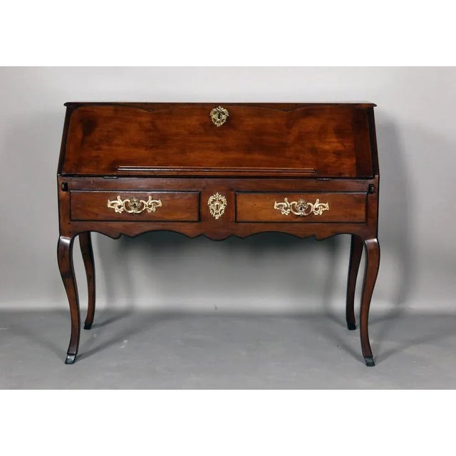 Antqiue Donkey Desk in Walnut For Sale - Image 12 of 13