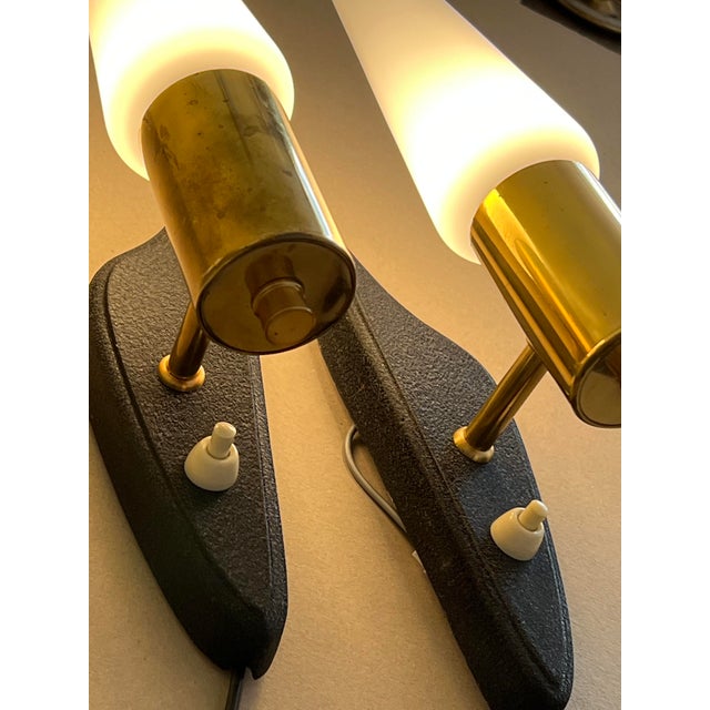 Vintage Danish Wall Lights, 1960s, Set of 2 For Sale - Image 4 of 12