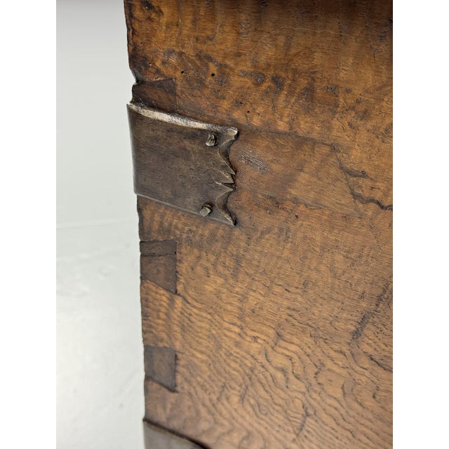 Large Antique Spanish Chest, 1700s For Sale - Image 13 of 18