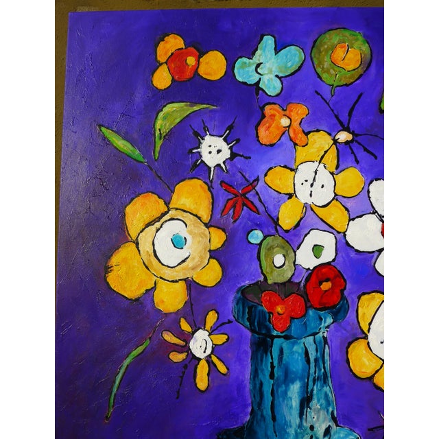 2020s "Spring Flowers" Monumental Oil Painting For Sale - Image 5 of 8