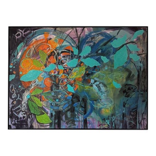 Contemporary Abstract Oil Painting by Pamela Staker For Sale