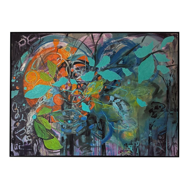 Contemporary Abstract Oil Painting by Pamela Staker For Sale