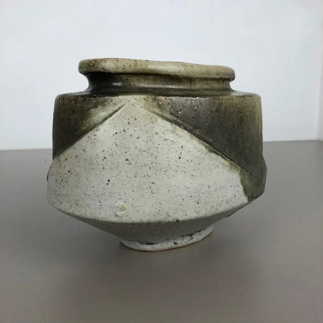 Ceramic Studio Pottery Object Vase from Bruno and Ingeborg Asshoff, Germany, 1960s For Sale - Image 6 of 18