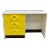 1970s Vintage Broyhill Premier Yellow Molded Plastic Space Age Joe Colombo Style Desk For Sale