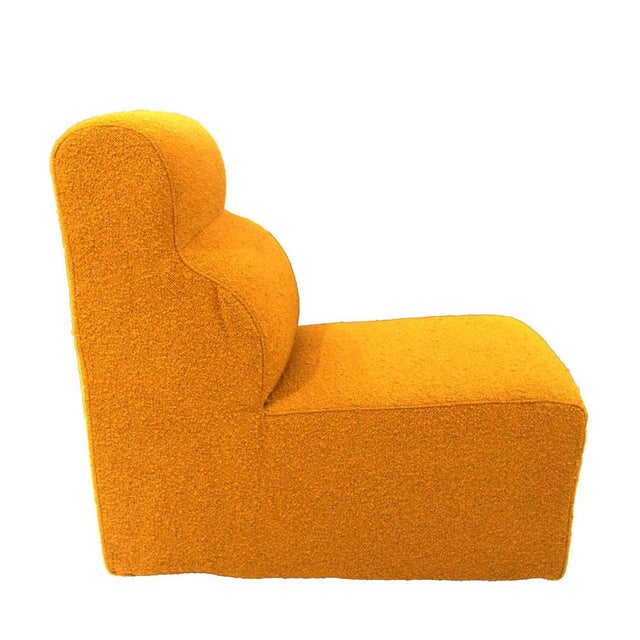 Modular Armchair in Mustard Wool Upholstery, Italy, 1970 For Sale - Image 3 of 10