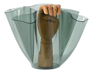 Glass Cartoccio Vase by Pietro Chiesa for Fontana Arte, 1970s