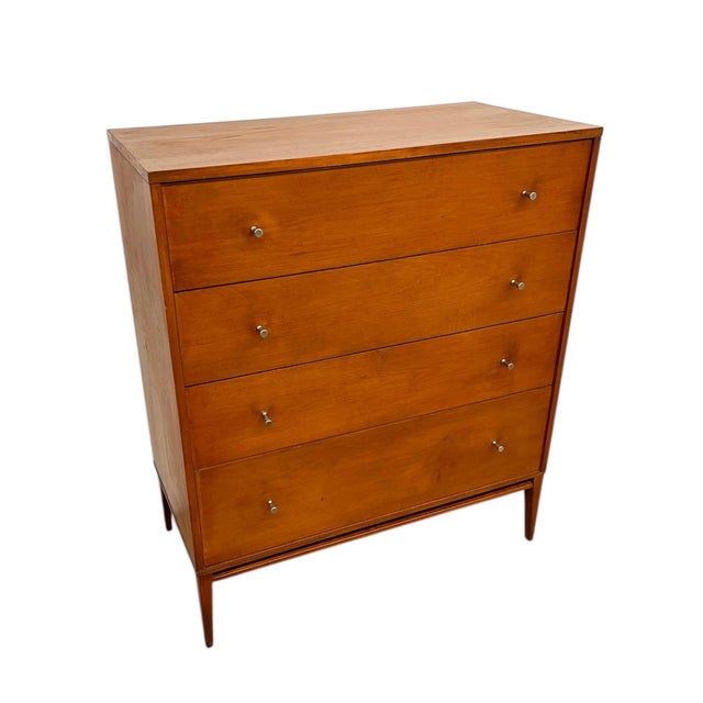 Mid-Century Modern 1970s Paul McCobb Planner Group Tall Chest for Winchendon Furniture - Mid-Century Modern Dresser For Sale - Image 3 of 9