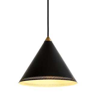 Kegle-Style Pendant Lamp attributed to Bent Karlby for Lyfa, 1960s For Sale