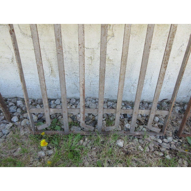 Antique Victorian Iron Gate For Sale - Image 4 of 5