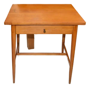 Mid Century Modern Attributed to Paul Mc Cobb Maple Planner End / Side Table or Nightstand W/ Drawer