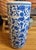 Chinoiserie 1980s Chinoiserie Blue and White Porcelain Umbrella Stand For Sale - Image 3 of 4