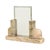 Small Art Deco Photo Frame in Marble, Glass and Mirrored Border, 1930s For Sale - Image 15 of 15