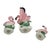 1950s MCM Ceramic Miniature Pink Flamingo Tabletop Statue Set of 3 For Sale In Los Angeles - Image 6 of 6