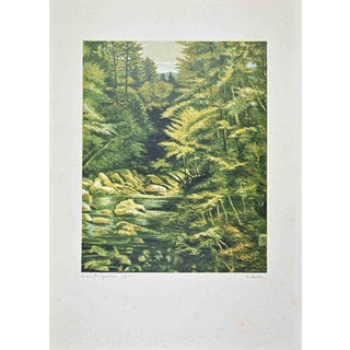 Antonio Saliola, Il Piccolo Pescatore, Lithograph, 1990s For Sale