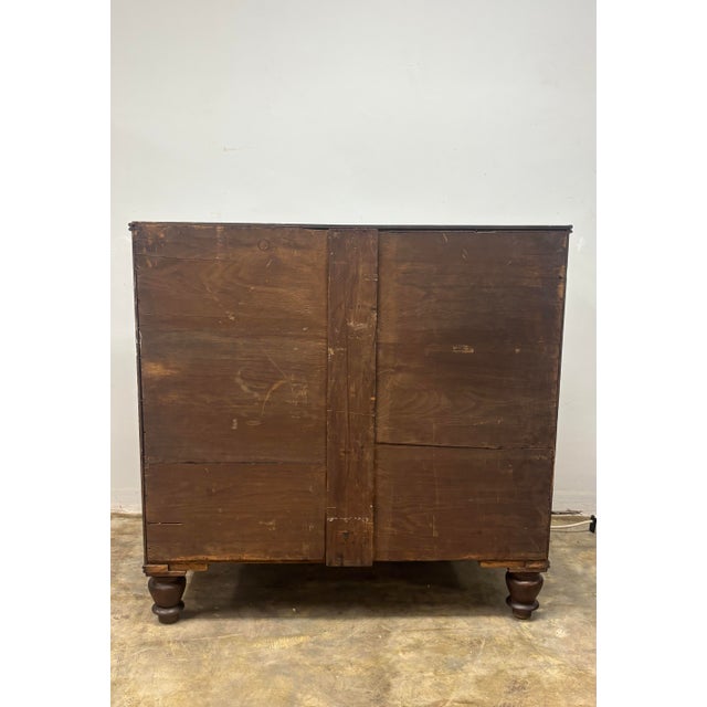 19th Century English Mahogany Chest of Drawers For Sale In Naples, FL - Image 6 of 11
