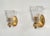 Italian Brass and Murano Glass Wall Lights, 1990s, Set of 2 For Sale - Image 6 of 12
