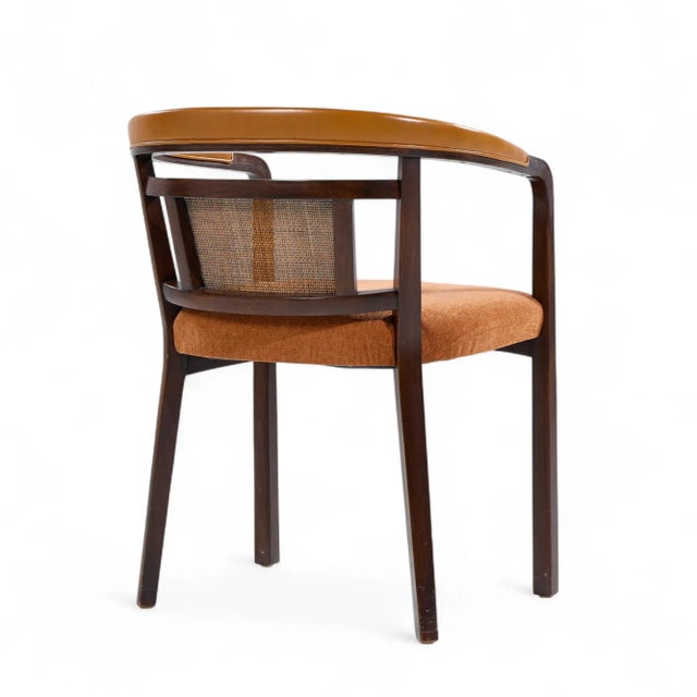 Edward Wormley for Dunbar Mahogany and Cane Dining Chairs - Set of 4 For Sale - Image 10 of 13