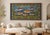 1970s Vintage Hand-Embroidered Cotton Silk Thread Art Wall Hanging wiith Fish Motif, 1970s For Sale - Image 5 of 6