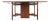 George Nelson Walnut Drop Leaf Dining Table Gate Leg For Sale