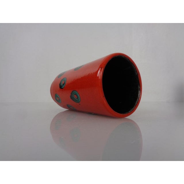 Pop Art Ceramic Vase from Jasba, Germany, 1970s For Sale - Image 10 of 16