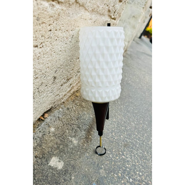 Glass Wall Light, 1960s For Sale - Image 5 of 7