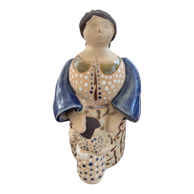 Vintage Taste Setter by Sigma Mother & Child Ceramic Figurine For Sale