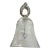 Vintage 20th Century Glass February Amethyst Birthstone Bell Made For Sale