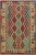 Blue 1990s Bohemian Kilim Hand-Woven Wool Rug - 5′2″ × 6′10″ For Sale - Image 8 of 8