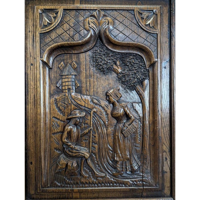 Breton Style Chestnut Cabinet For Sale - Image 6 of 8