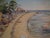 A wonderful mid-century plein air seascape oil painting by Ruth Fulda Wacker, unsigned, from a portfolio of her works...