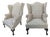 Timeless Sophistication for Your Home: A Pair of Premium Chippendale-Style Wingback Chairs by Hickory Furniture For Sale