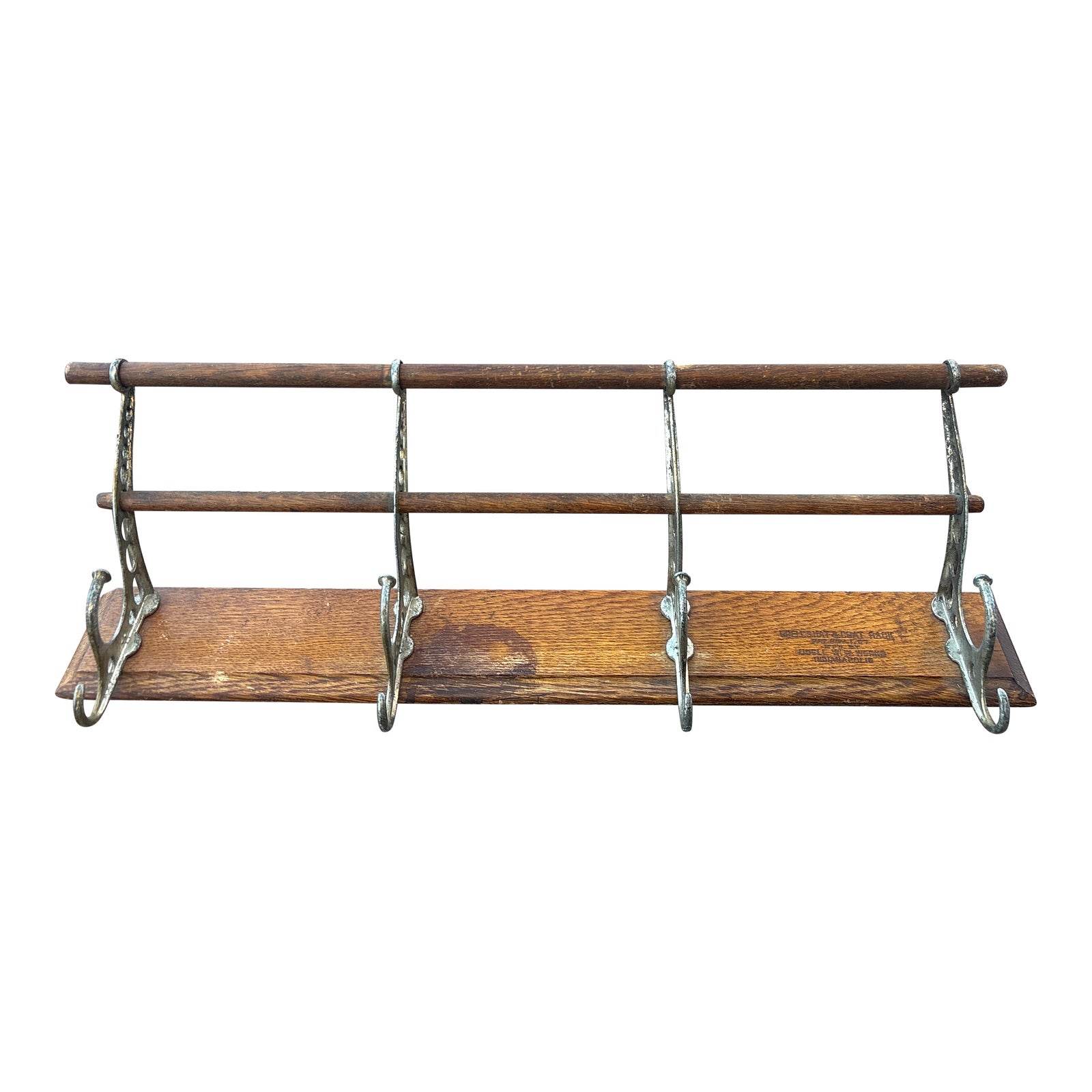 Rare Antique O'Dells Hat and Coat Rack 1887 | Chairish