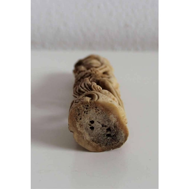 Antique Memento Mori Bone Carving – Vanitas Sculpture For Sale - Image 4 of 11