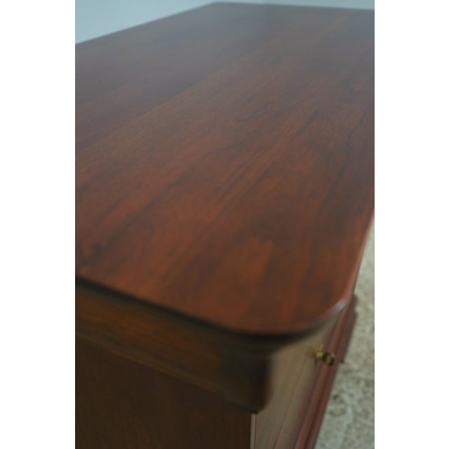 Pair Stickley Cherry 3 Drawer Marseilles Nightstands For Sale - Image 14 of 18