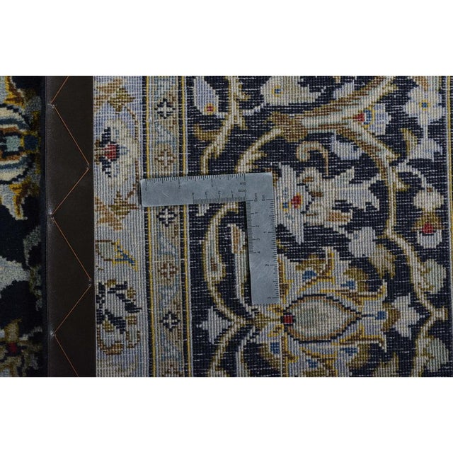 Hand-Knotted Kashan Oriental Rug For Sale - Image 12 of 13