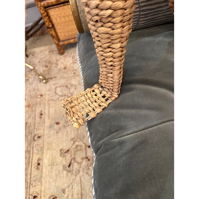 Water Hyacinth Woven Rattan Designer Monkey Sculpture Attributed to Mario Lopez Torres For Sale - Image 12 of 13